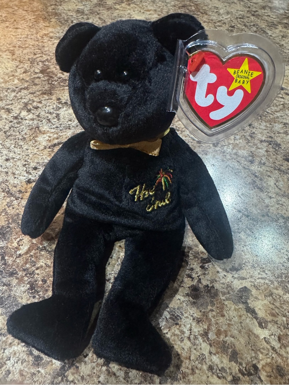 The End RARE Beanie Baby TY 1999 Mint Condition